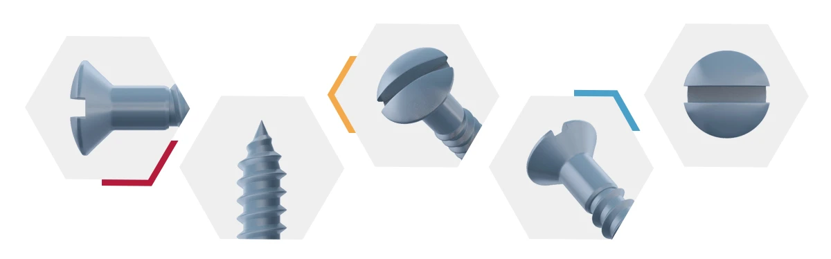 Raised Head Wood Screws details
